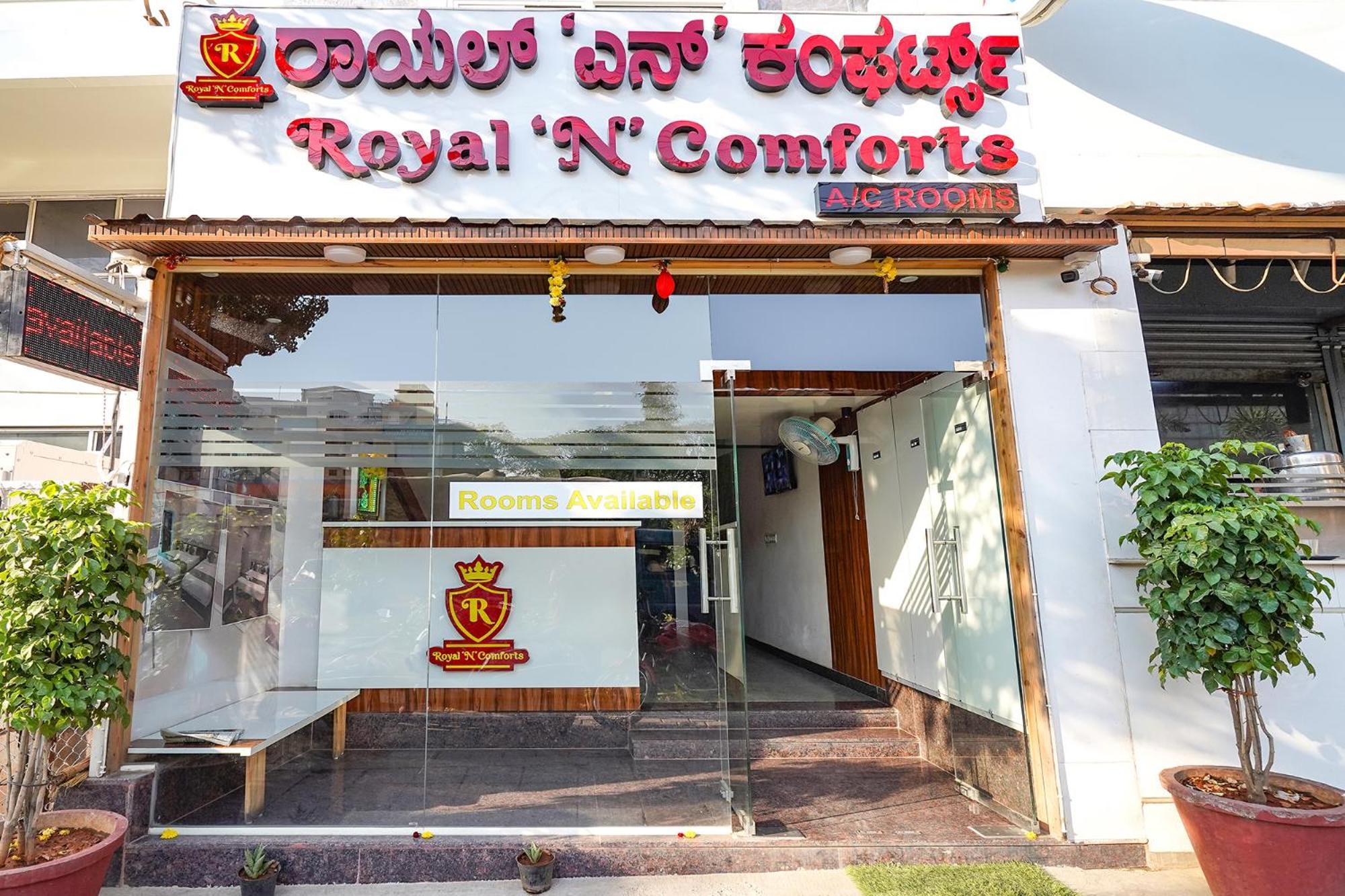 Fabexpress Royal N Comforts - Nr Shivoham Shiva Temple Bangalore Exterior foto